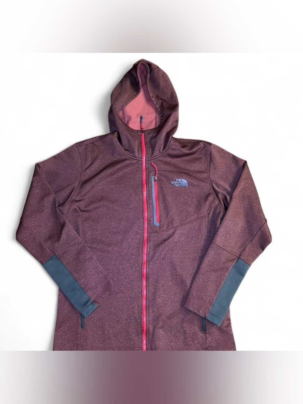 NWOT The North Face Canyonlands Jacket Men’s Large Burgundy T164 Full Zip Fleece
